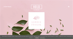 Desktop Screenshot of hold.de